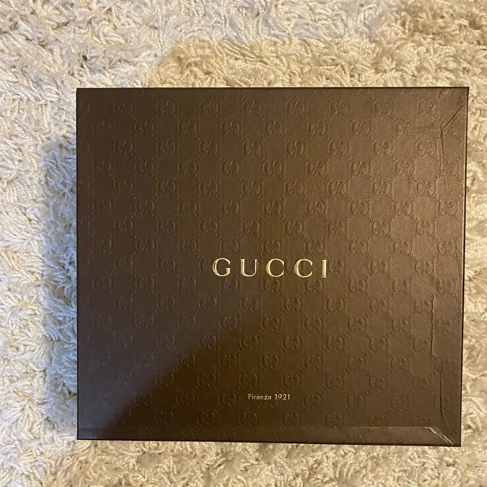 Black Gucci Suede Fringe Heels - Picture 2 of 6